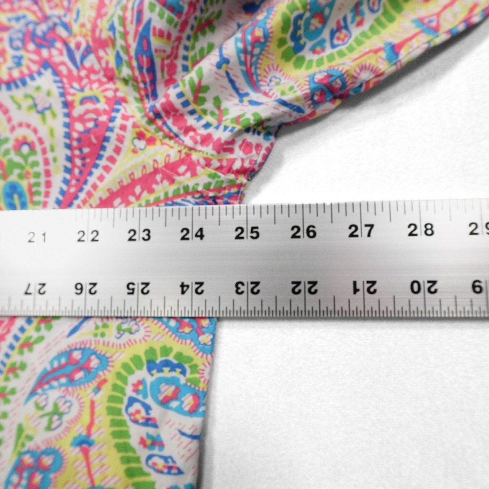 ROBERT GRAHAM Men's XL Multicolor Paisley Contrasting Cuffs Button Down Shirt - Picture 7 of 8